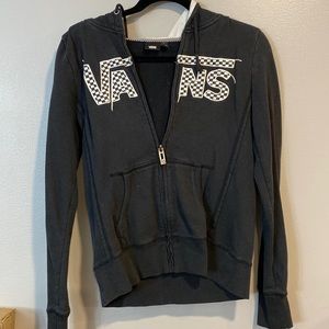 Vans zip up hoodie